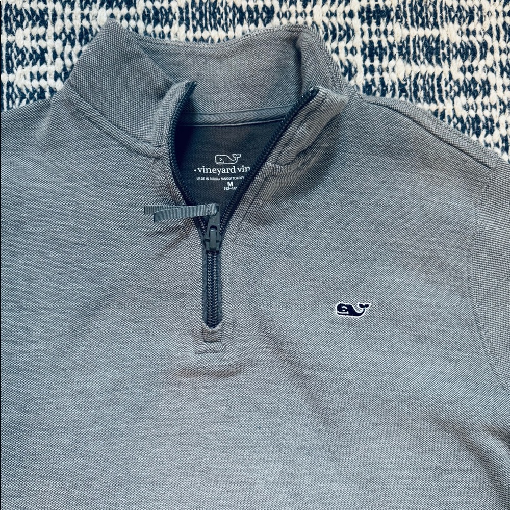 Boys Vineyard Vines Quarter-Zip Pullover Sz M